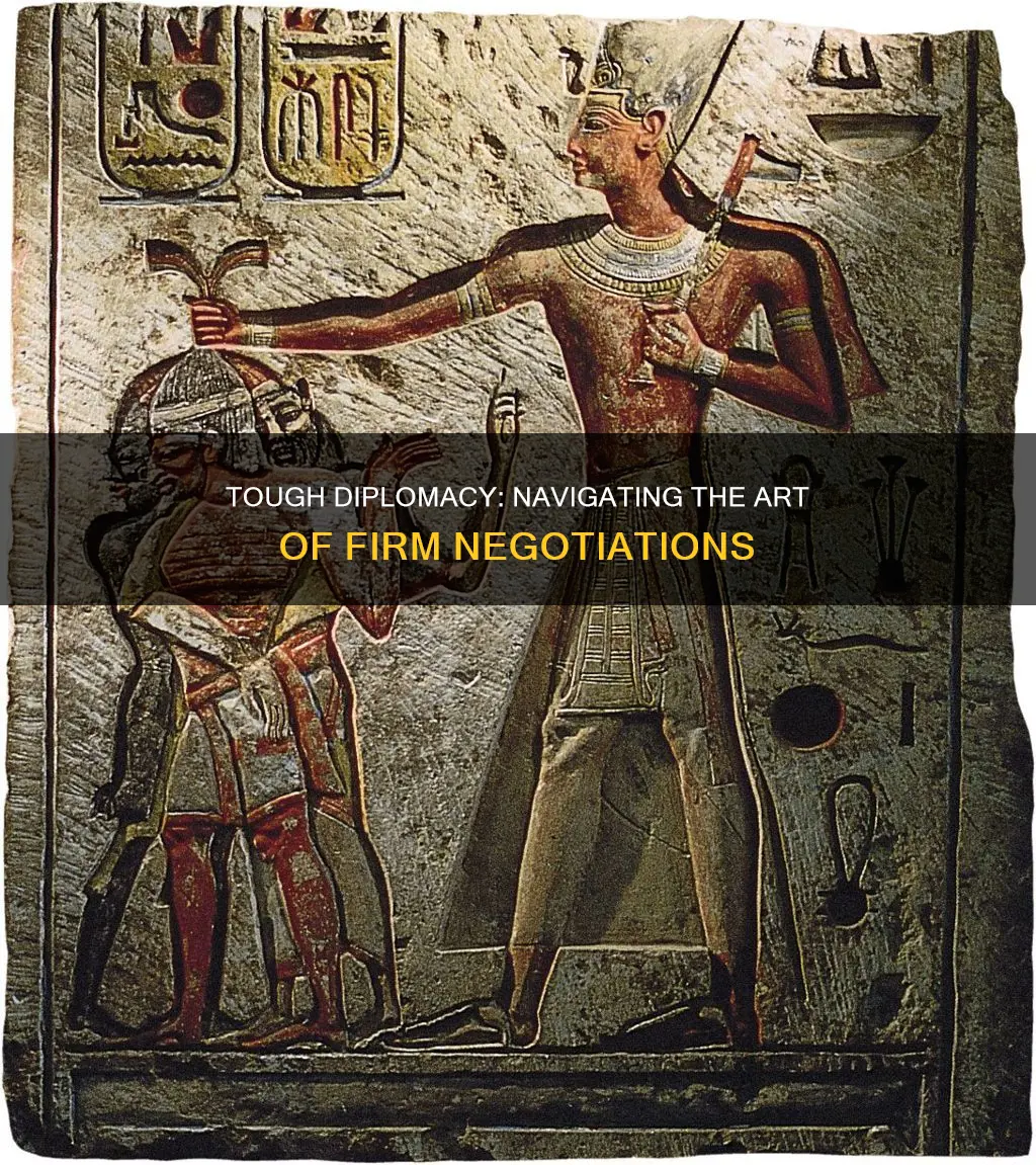 what does tough diplomacy mean