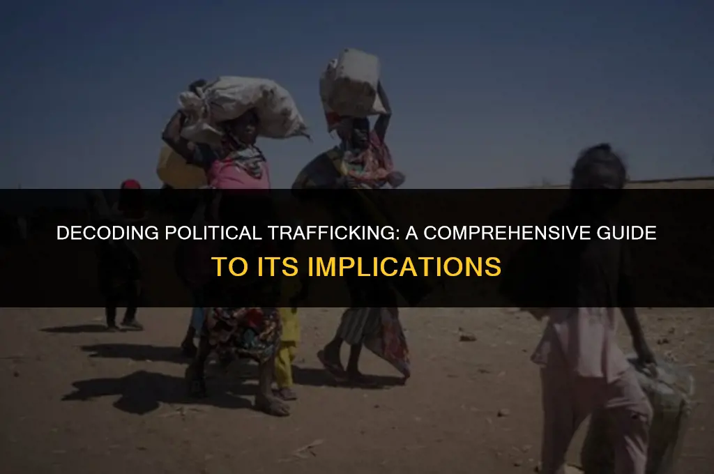 what does trafficking mean in politics