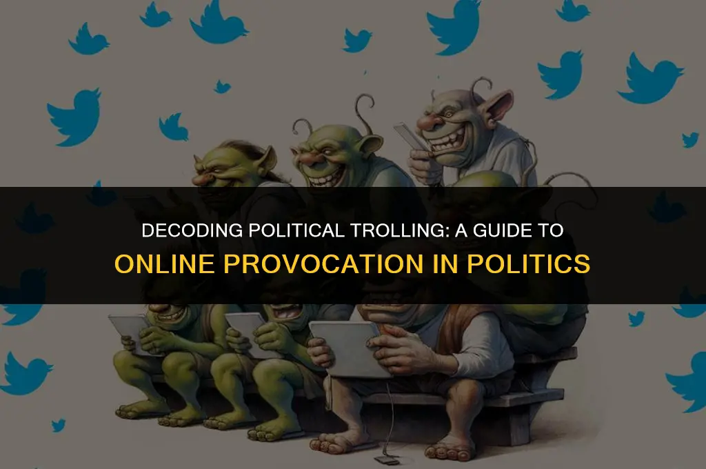 what does troll mean in politics