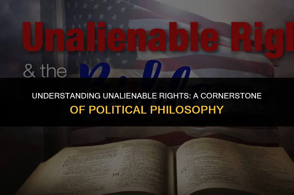 what does unalienable mean in politics
