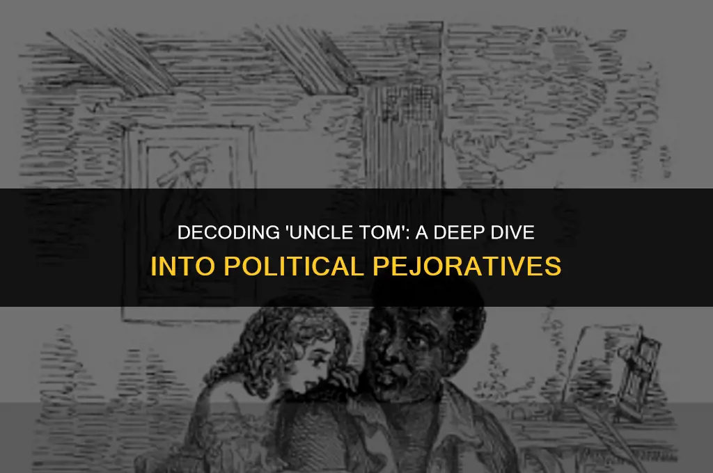 what does uncle tom mean in politics