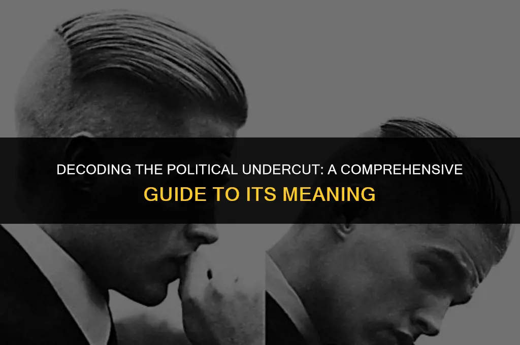 what does undercut mean in politics