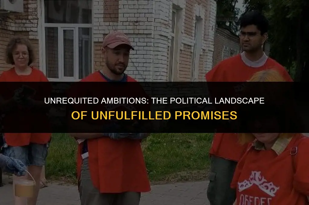 what does unrequited mean in politics