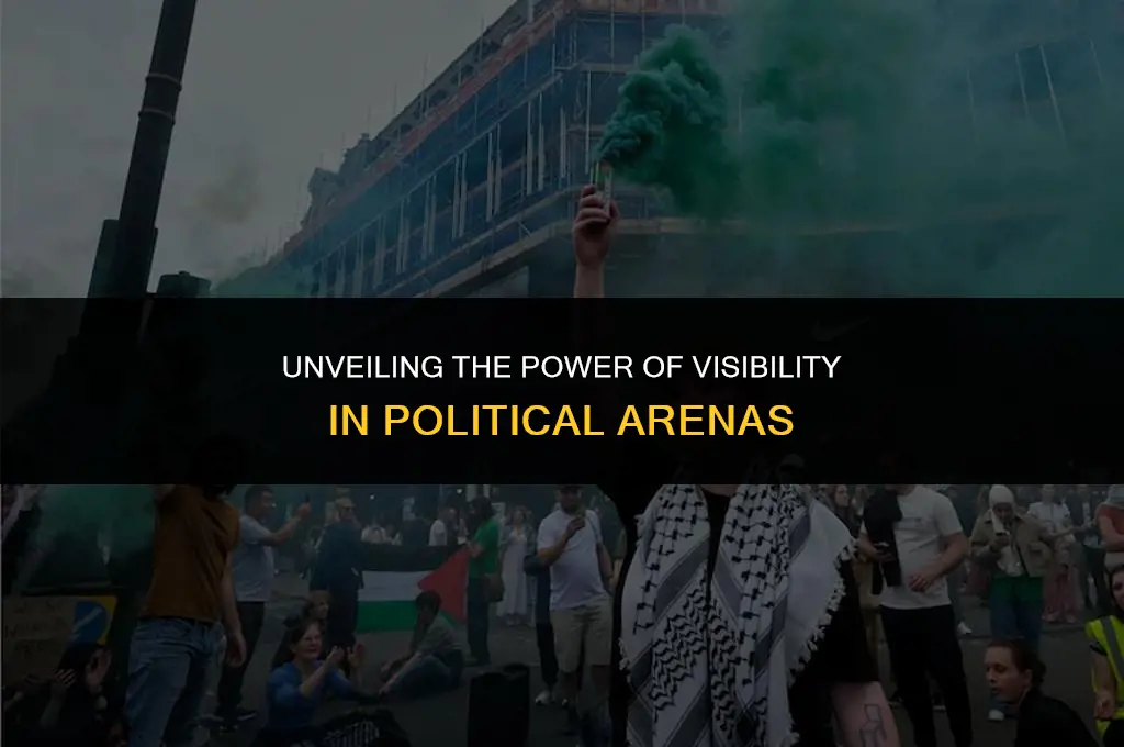 what does visibility mean in politics