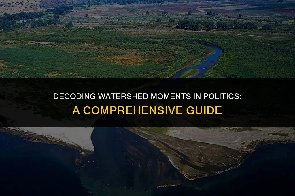 what does watershed mean in politics