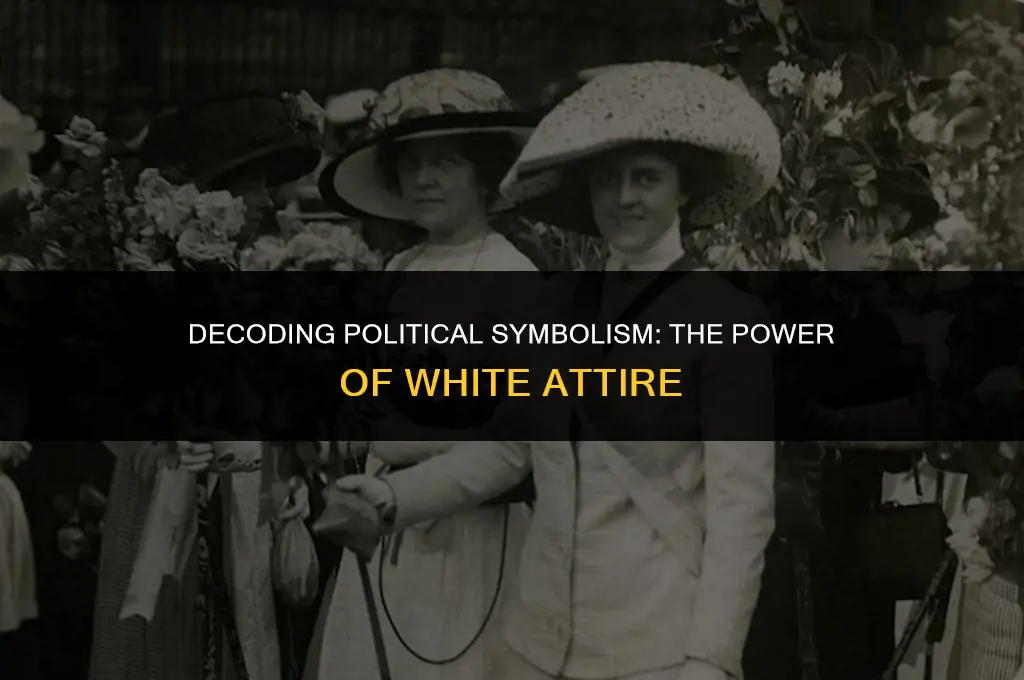what does wearing white mean in politics