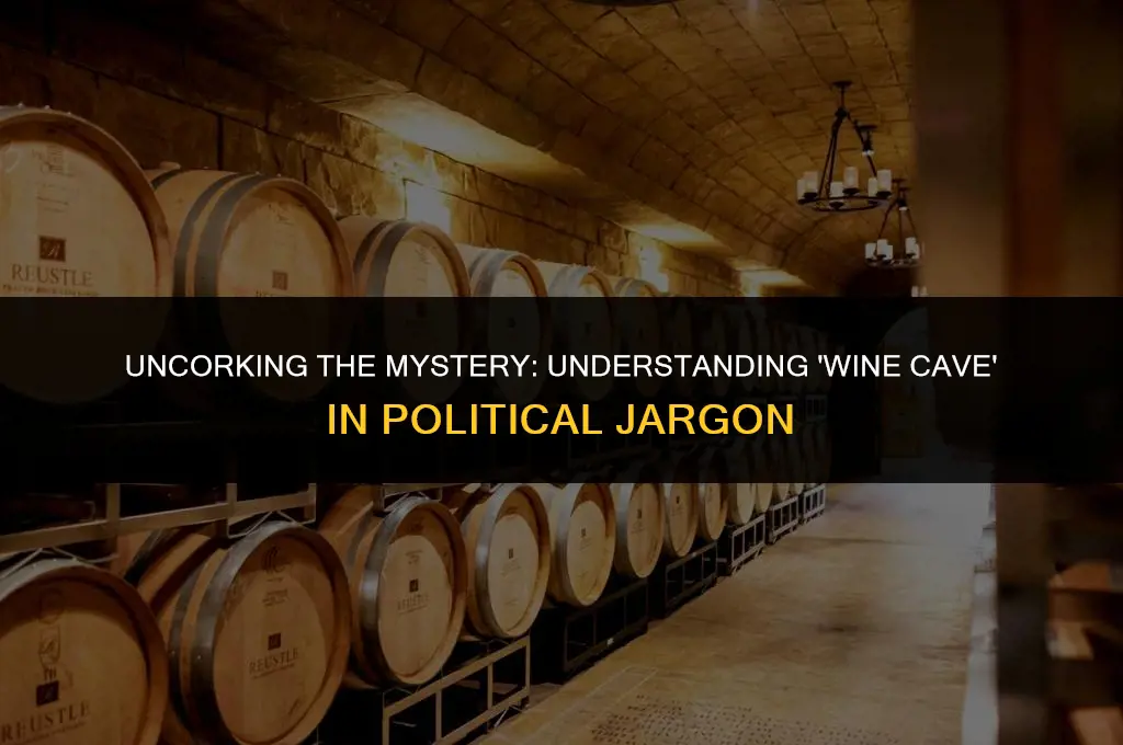 what does wine cave mean in politics