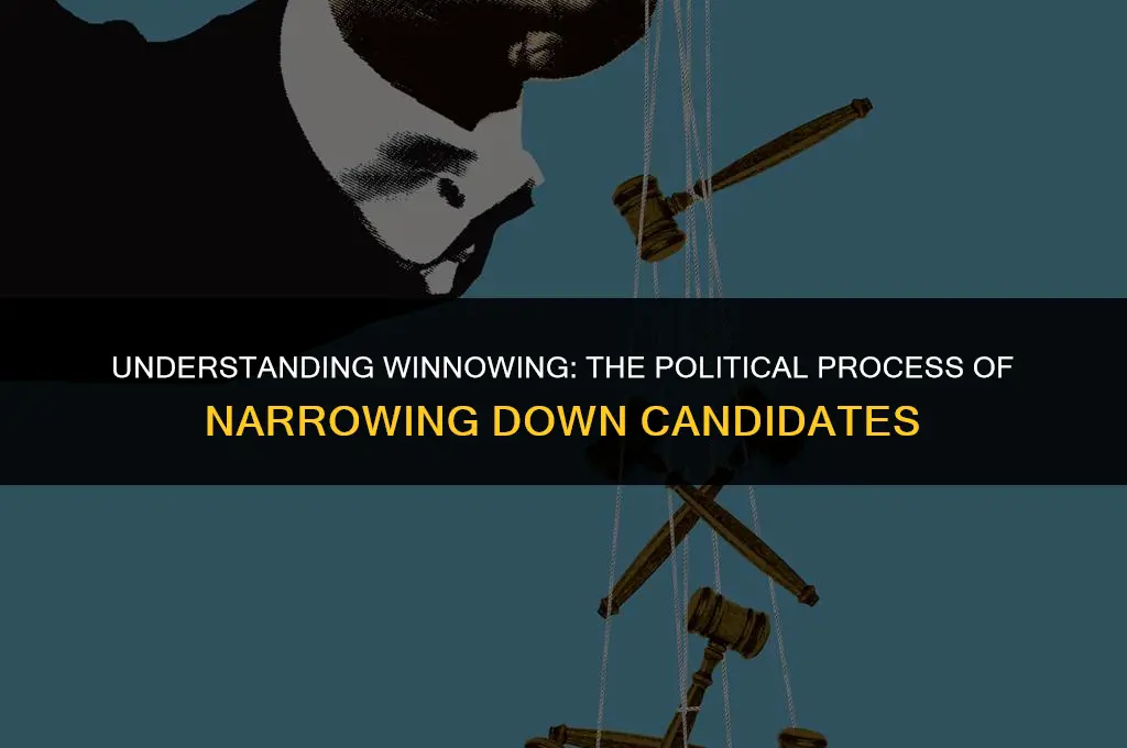what does winnowing mean in politics