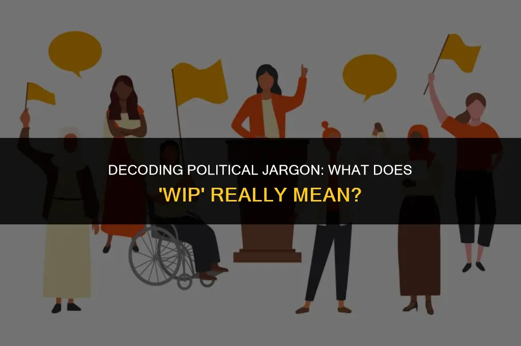 what does wip mean in politics