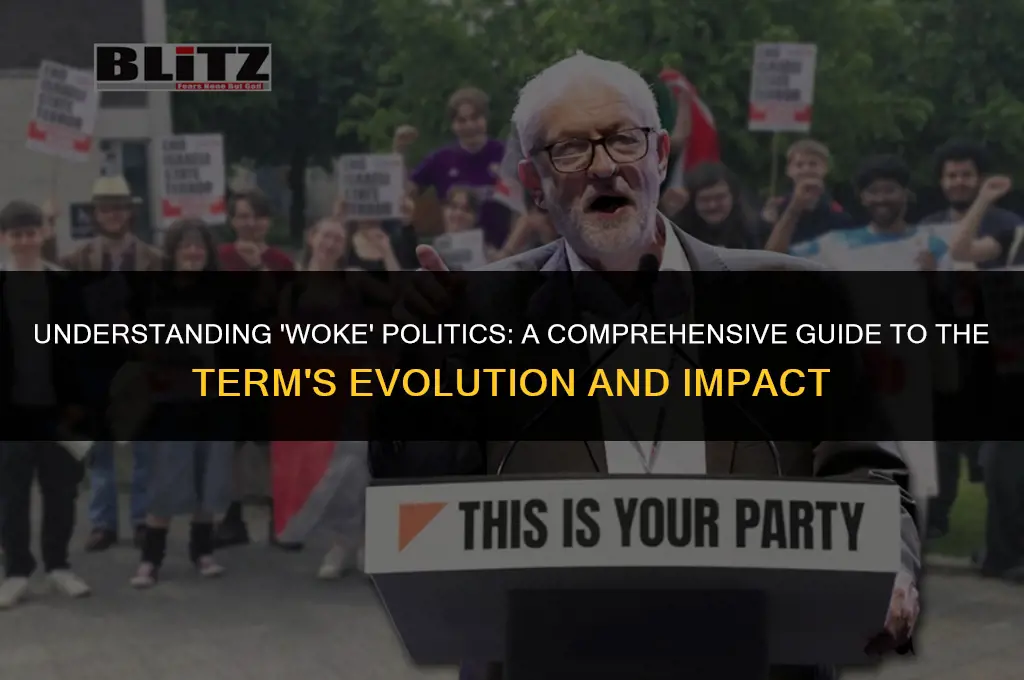 what does woke mean in a political sense