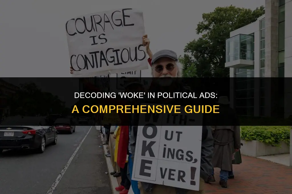 what does woke mean in political ads