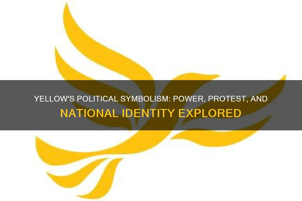 what does yellow symbolize politically