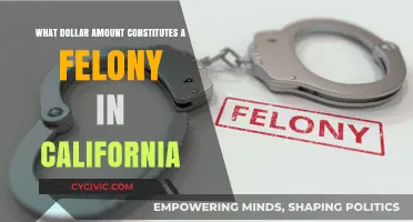 Theft Amounts That Lead to Felony Charges in California