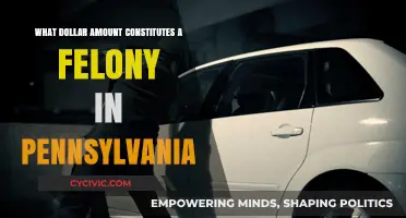 Theft Felony Threshold in Pennsylvania: Understanding the Dollar Limit