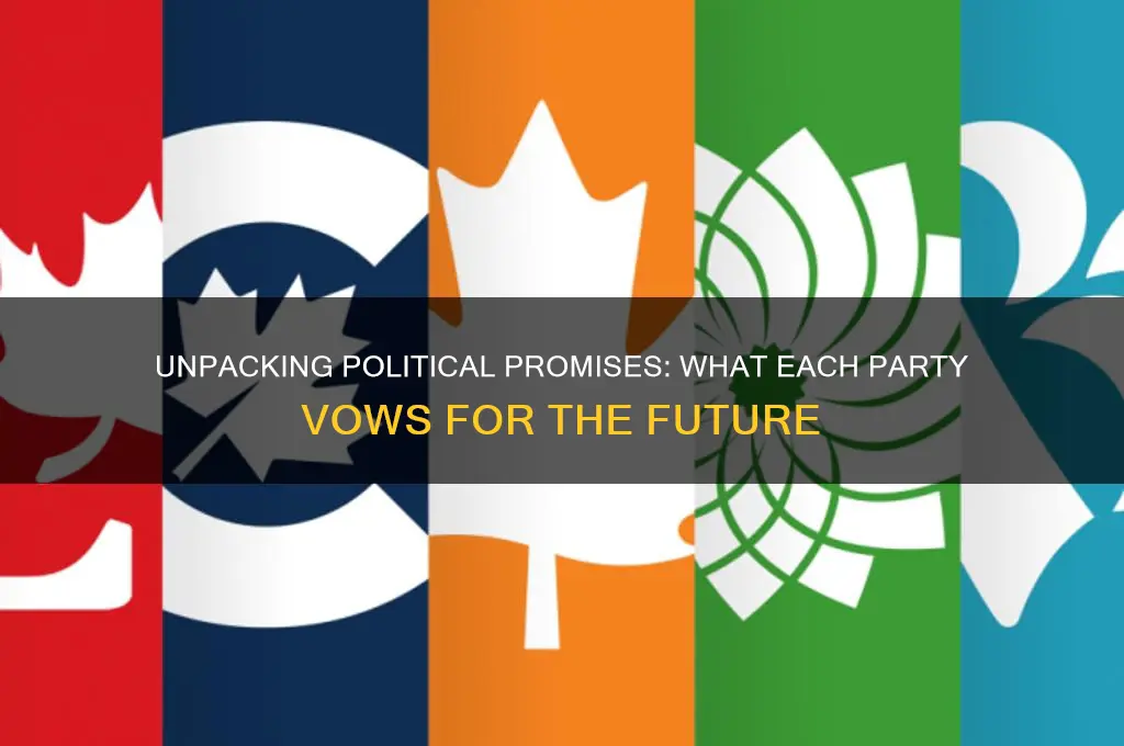what each political party promises