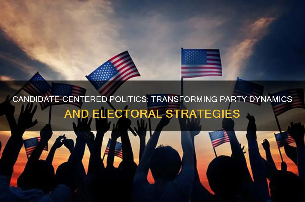 what effects does candidate centered politics have on political parties