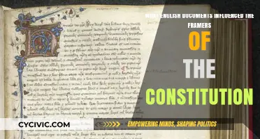 Influential English Documents: Framing the US Constitution