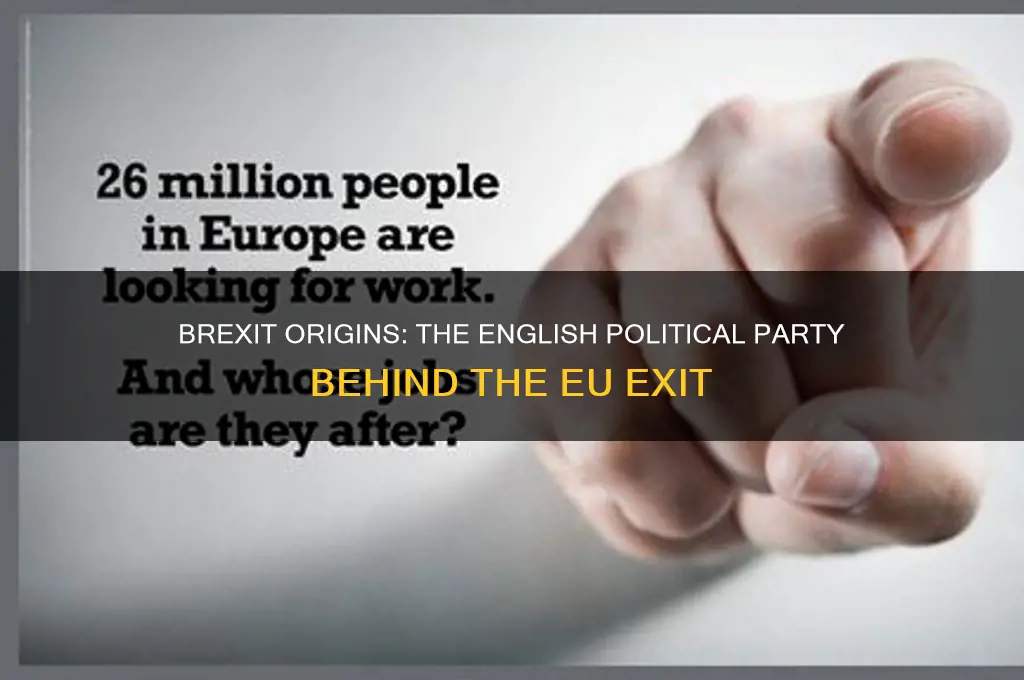 what english political party called for brexit