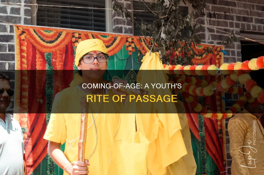what event constitutes the rite of passage for the youth-protagonist