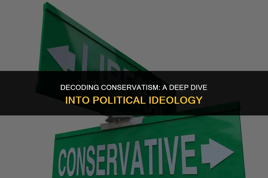 what exactly does conservative mean in politics