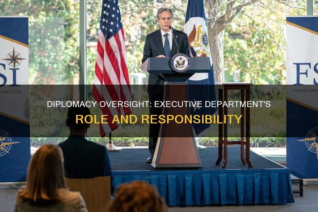 what executive department is responsible for overseeing diplomacy
