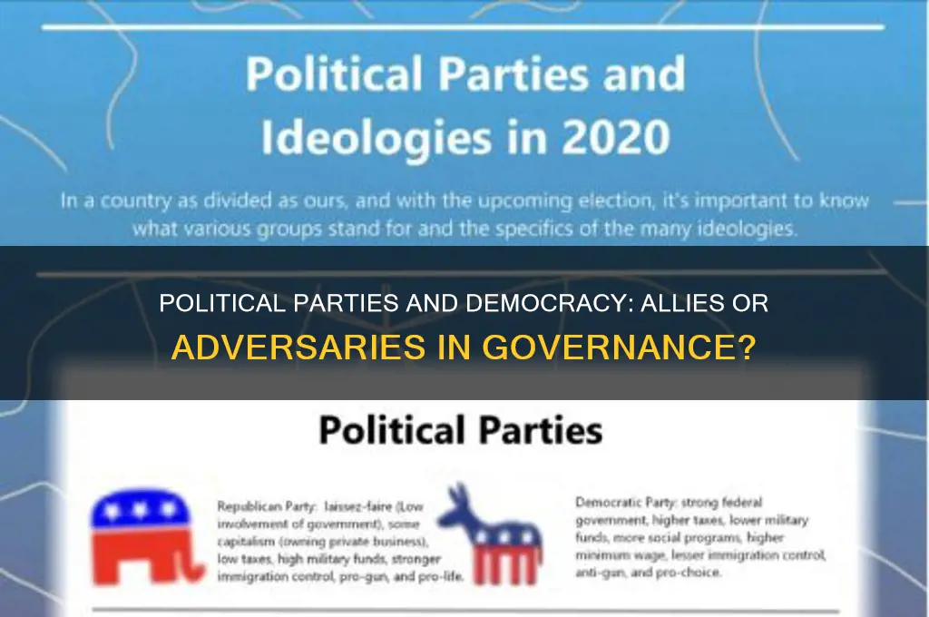 what extent do political parties promote democracy