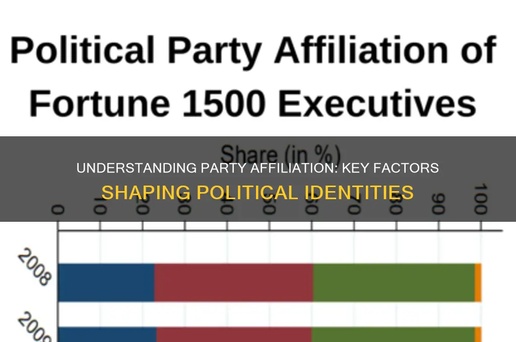 what factors influence which political party a person belongs to