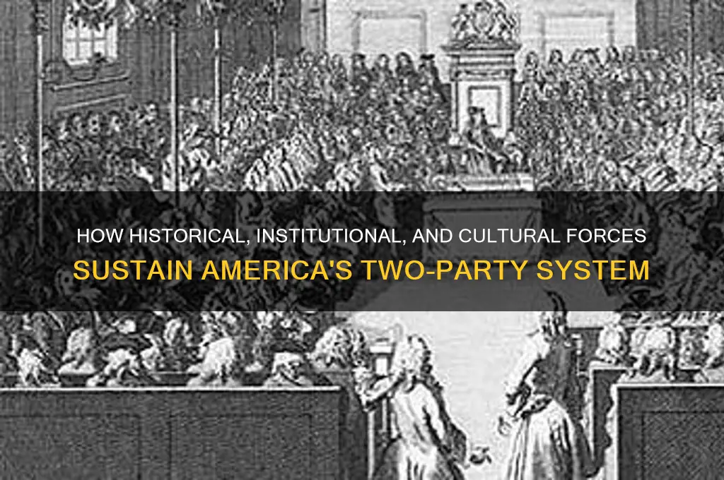 what factors reinforce the 2 party system in american politics