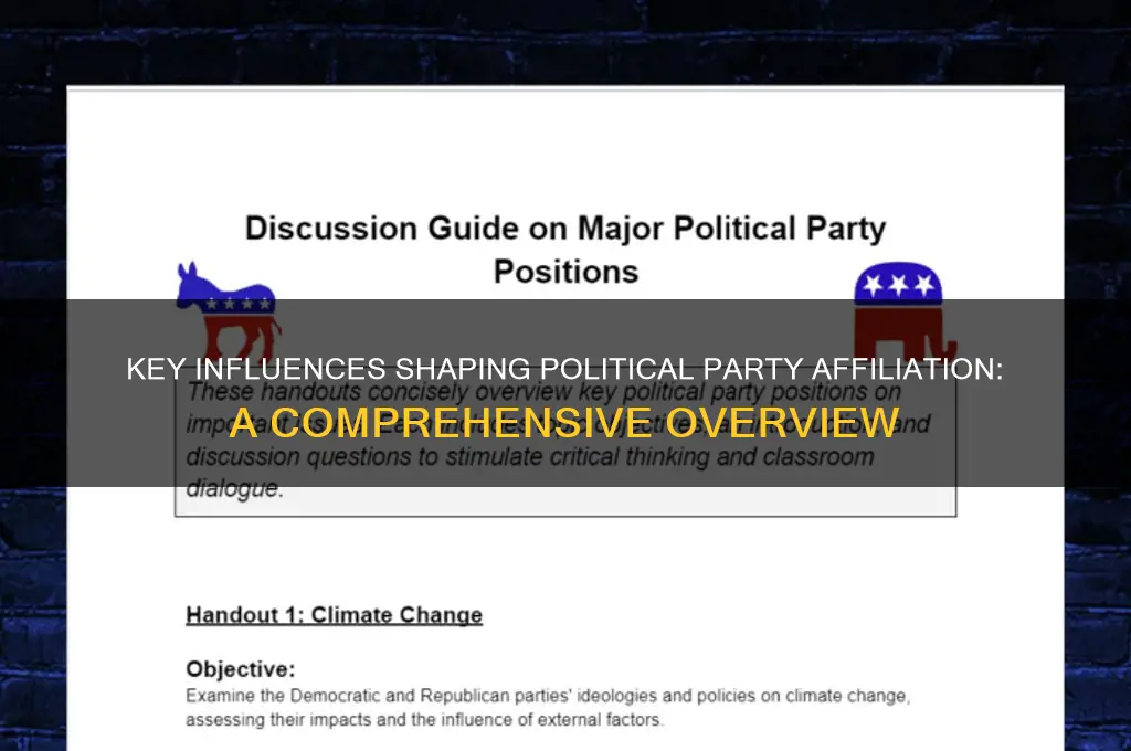 what factors usually influence a person