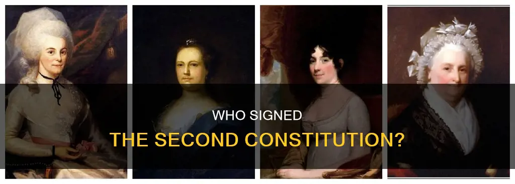 what five men signed the second constitution