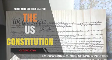 The US Constitution's Font: A Historical Perspective
