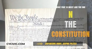The Constitution's Font: What's the Typeface?