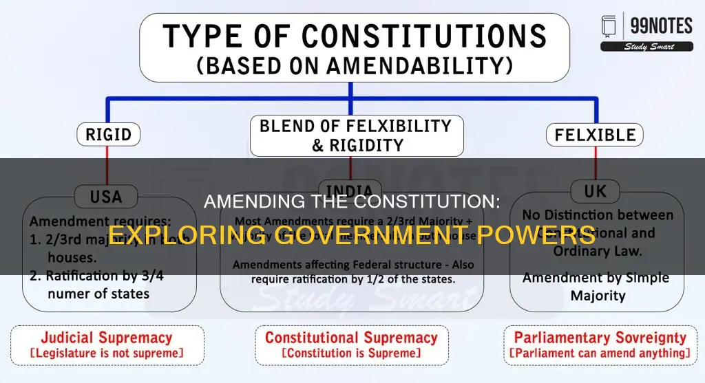 what form of government has ability to amend the constitution