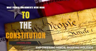 Amendments to the Constitution: A Formal Evolution