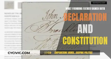 The Declaration and Constitution: A Founding Father's Signature