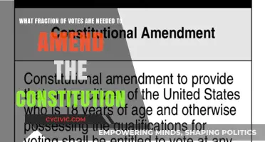 Amending the Constitution: What Fraction of Votes is Needed?