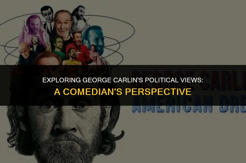 what george carlin political affiliation
