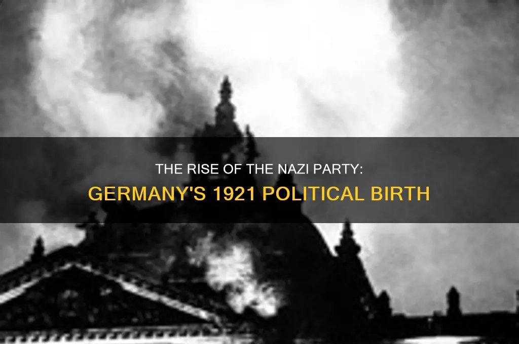 what german political party began in 1921