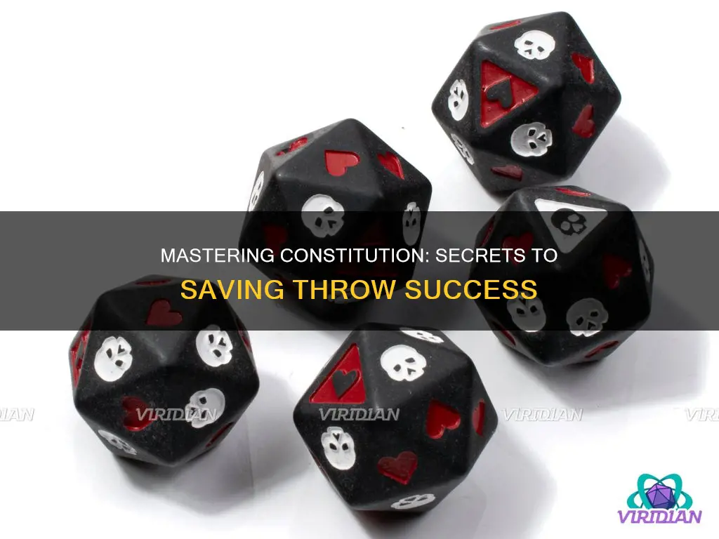 what give you proficiency in constitution saving thtow