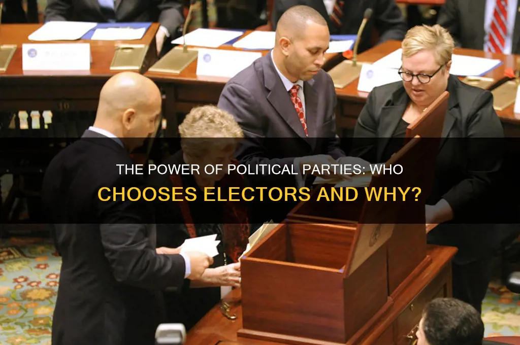 what gives political parties the right to choose electors
