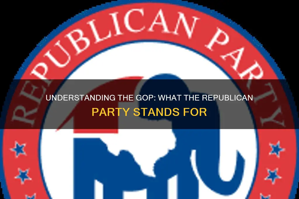 what gop stand for the political party