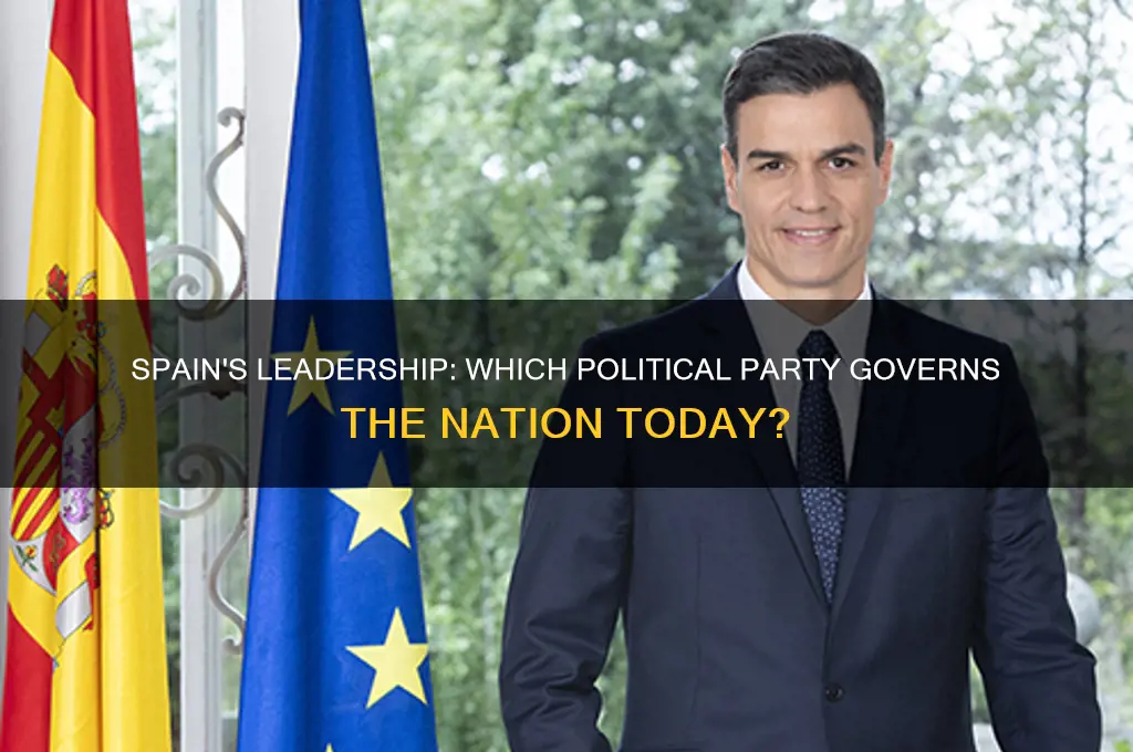 what government from what political party leads spain
