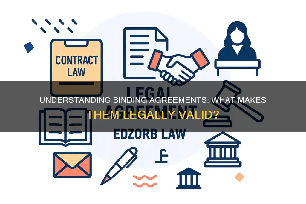 what grounds constitute an agreement binding between two parties