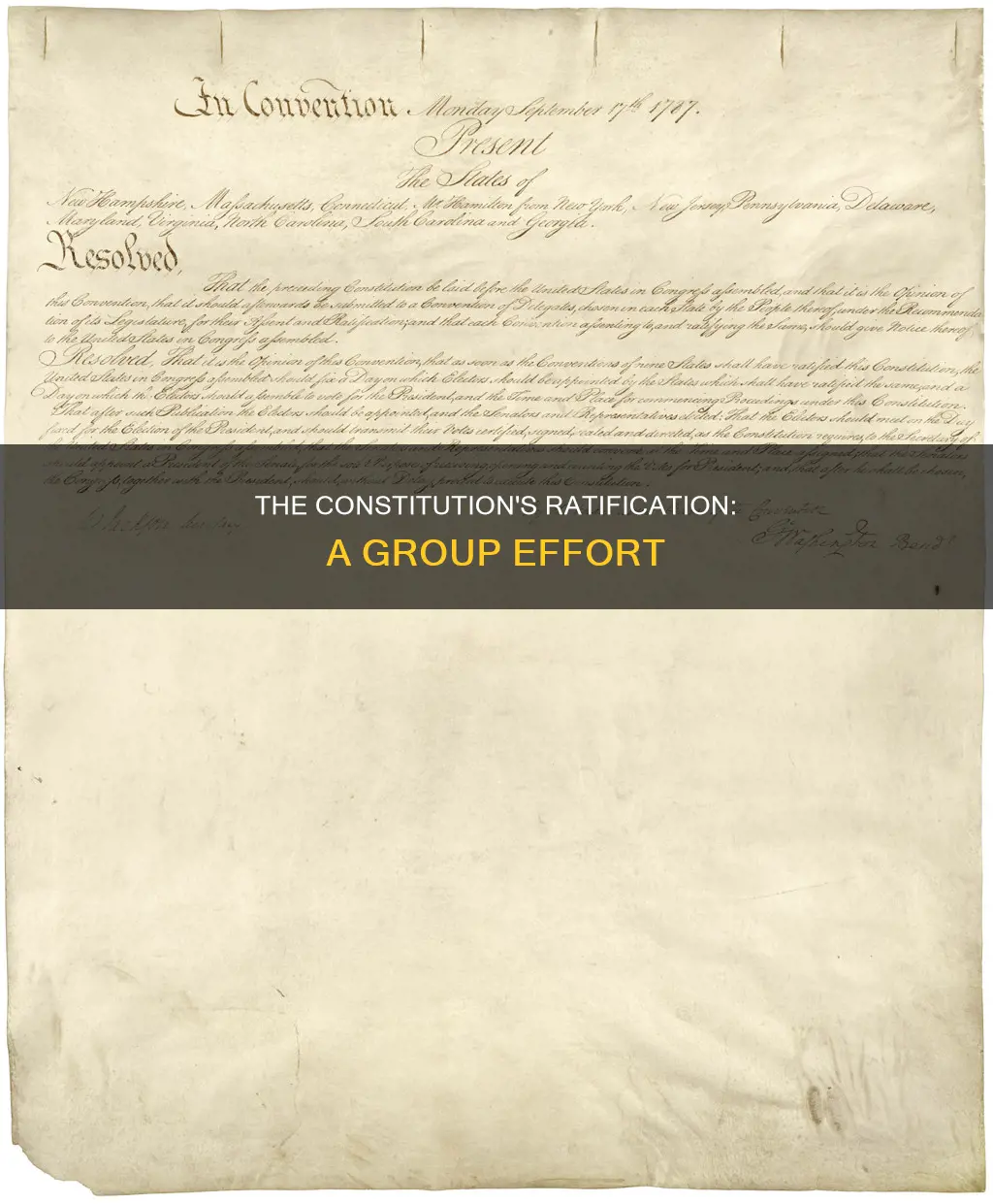 what group ratified the constitution