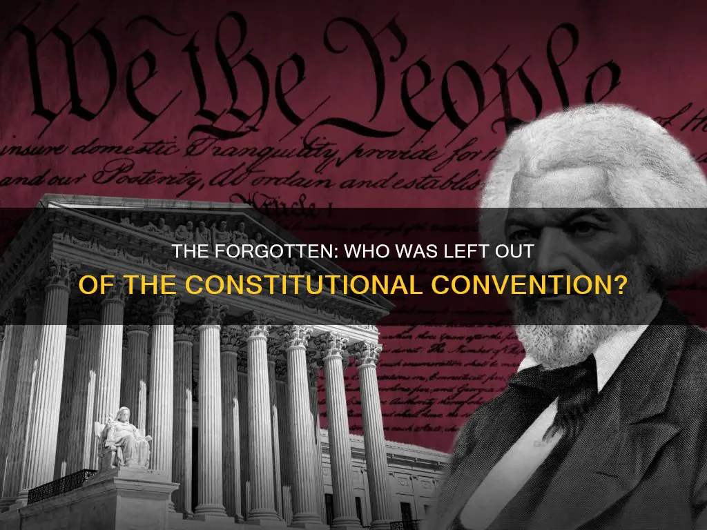 what groups were not represented at the constitutional