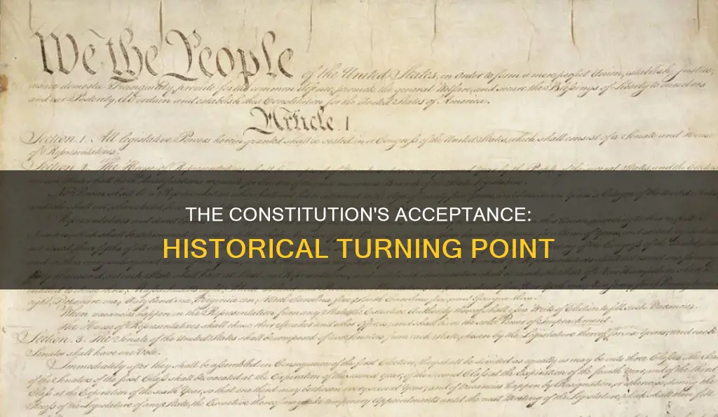 what had to happen for the constitution to be accepted
