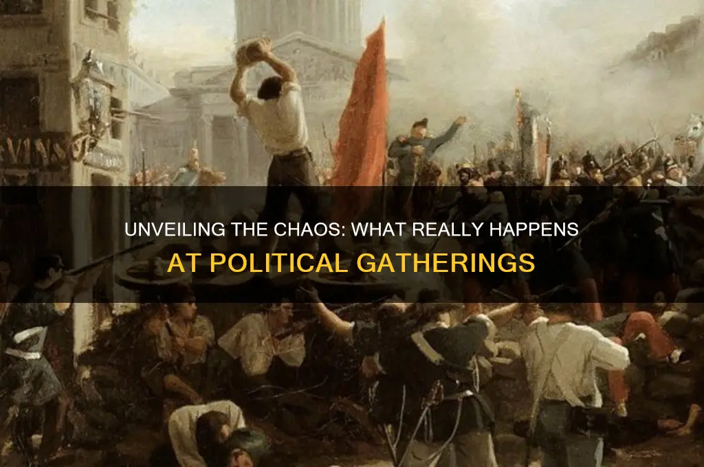 what happen at a political