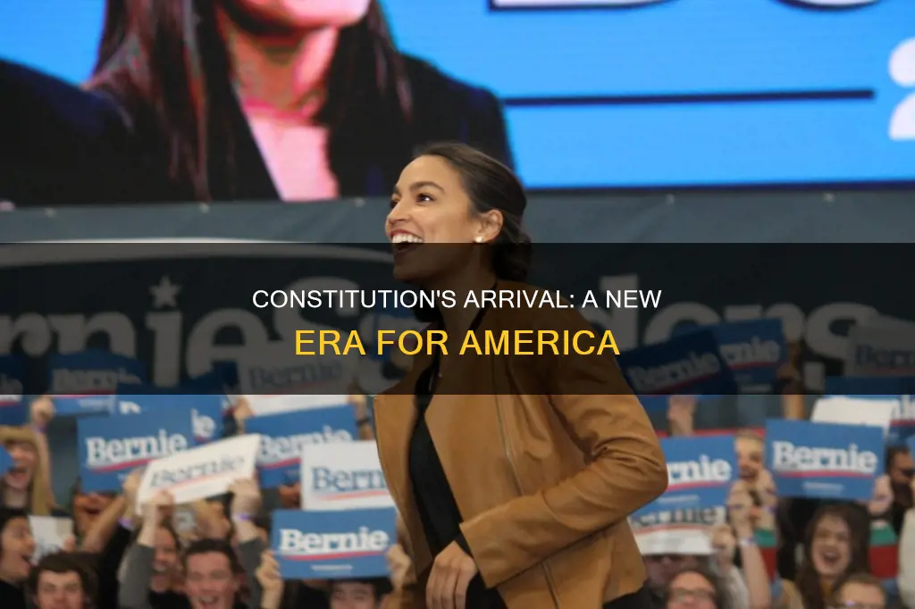 what happend when the aoc got replaced with the constitution