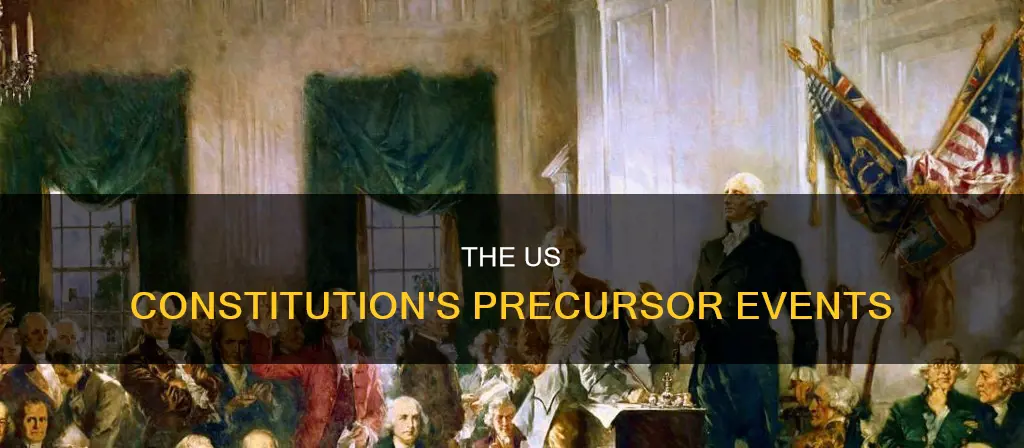 what happened before the us constitution was adopted