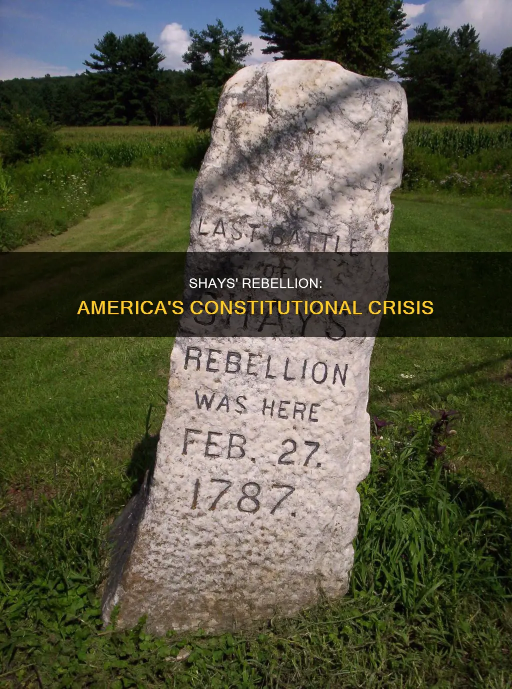 what happened between shays rebellion and constitutional crisis